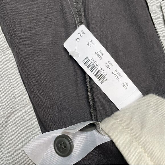 NWT J. CREW Men's Stretch  1040 Chino Pants Gray Size 38 x 32 - Picture 8 of 11
